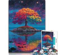 Puzzles for Adults Teens 1000pc Puzzle Tree of Life,Challenging Game Toys for Is Ideal As A Gift for The Whole Family (38x26cm)