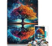 Puzzles for Adults Teens 1000pc Puzzle Tree of Life,Educational Stress Relief Toy for Is Ideal As A Gift for The Whole Family 50x75cm