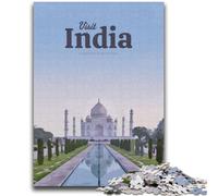 Puzzles for Adults Teens 1000pc Puzzle Visit India Challenging Game And Family Play Educational Game for Birthday, Chrismas (size 38x52cm)