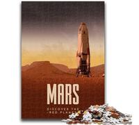 Puzzles for Adults Teens 1000pc Puzzle Visit Mars Challenging Game And Family Play Educational Game for Birthday, Chrismas (size 50x75cm)
