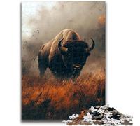 Puzzles for Adults Teens 1000pc Puzzle Wild Buffalo Challenging Game And Family Play Educational Game for Birthday, Chrismas 50x75cm