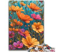 Puzzles for Adults Teens 1000pc Puzzle Wildflower Summer Toys Educational Games Stress Relieving Suitable for Desktop Decoration 50x75cm