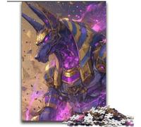 Puzzles for Adults Teens 2000 Pieces Anubis The Egyptian God,Family Game Stress Reliever Difficult Challenge Enhance Love between Couples 70X100cm