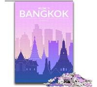 Puzzles for Adults Teens 2000 Pieces Bangkok Thailand, for And from 14 Years And over Educational Learning Toys Family Games Birthday Present 70x100cm