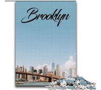 Puzzles for Adults Teens 2000 Pieces Brooklyn, for And from 14 Years And over Educational Learning Toys Family Games Birthday Present 70x100cm