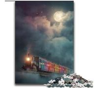 Puzzles for Adults Teens 2000 Pieces Cloud Train for And from 14 Years And over Hands-on Game Christmas Game Gifts 70x100cm