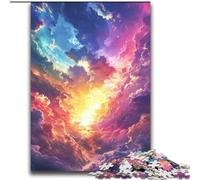 Puzzles for Adults Teens 2000 Pieces Colorful Clouds for Age 14 Years And over Decompressing Intellectual Educational Toy Great Gift 70x100cm