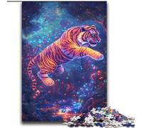 Puzzles for Adults Teens 2000 Pieces Galaxy Tiger Challenging Game And Family Play for Is Ideal As A Gift for The Whole Family 70x100cm