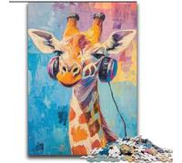 Puzzles for Adults Teens 2000 Pieces Giraffe Art for Age 14 Years And over Beautiful Design GameBeautiful Design Game Great Gift 70x100cm