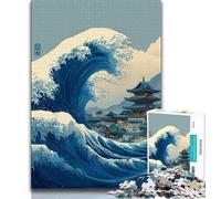 Puzzles for Adults Teens 2000 Pieces Ocean Waves,for Educational Game Challenge Toy Birthday Present,Gifts,Wall Art 70x100cm