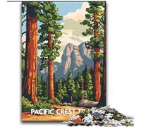Puzzles for Adults Teens 2000 Pieces Pacific Crest Trail Landscape, for And from 14 Years And over Educational Learning Toys Family Games Birthday Present 70x100cm