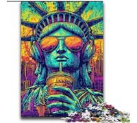 Puzzles for Adults Teens 2000 Pieces Pop Art Statue of Liberty for And from 14 Years And over Hands-on Game Christmas Game Gifts 70x100cm