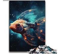 Puzzles for Adults Teens 2000 Pieces Starry Sky Goldfish,Educational Stress Relief Toy for Is Ideal As A Gift for The Whole Family 70x100cm