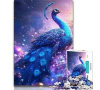 Puzzles for Adults Teens 2000pc Puzzle Cosmic Peacock,Challenging Game Toys for Is Ideal As A Gift for The Whole Family 70x100cm