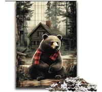 Puzzles for Adults Teens 2000pc Puzzle Panda Wearing Scarf Decompressing Intellectual Educational Toy Great Gifts And Toys 70x100cm