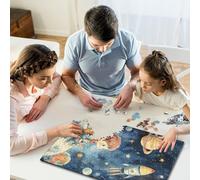 Puzzles for Adults Teens Boy Gazing at Rocket in Space 1000 Piece Jigsaw Puzzles Paper Jigsaw Puzzles for Adults Gifts Family Decoration 38x26cm/1000pcs