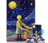 Puzzles for Adults The Little Prince Fox 1000 Piece Jigsaw Puzzles for Adults Gifts,Challenging Game And Family Play Secret Santa Gifts (26x38cm)