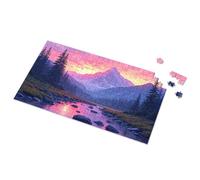 Puzzles For Adults Toddler Toys Mountain Sunset Reflections In Nature Picture Puzzle Puzzle Books For Adults(300PCS)
