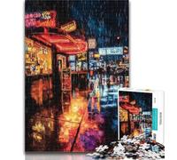Puzzles for Adults Tokyo Cityscape Oil Painting 1000 Pieces Jigsaw Puzzle for Adults& Teens,Vibrant And Unique Design Relaxing & Challenging Puzzle Experience 26x38cm