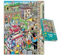 Puzzles For Adults - Traffic Jam by Len Epstein - Comical Cartoon Puzzle - Made In Britain - 1000 Piece Premium Jigsaw Puzzle For Adults, Teens And Kids - 66cm X 50cm