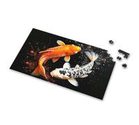 Puzzles For Adults Two Colorful Koi Fish Swimming Together Picture Puzzle Spot It Game For Kids Puzzles 500 Pieces For Adult(1000PCS)
