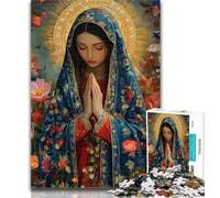 Puzzles for Adults Virgin Mary Jigsaws Puzzles 1000 Pieces for Teenagers Gifts,Train Your Brain And Hands Birthday Present, Gifts 50x75cm