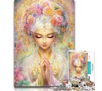 Puzzles for Adults Watercolours Goddess Jigsaw Puzzles for Adults 1000 Pieces,Family Game Birthday Gifts.Challenge High Difficulty 50x75cm