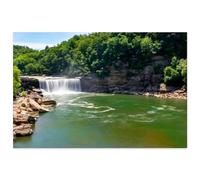 Puzzles for Adults Waterfall Kentucky National Forest - Gift Home Decor Jigsaw Puzzles_300pcs