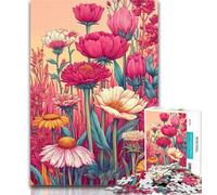 Puzzles for Adults Wildflower Summer 1000 Pieces Jigsaw Puzzles For Teens And Adults,Learning Educational Toy for Is Ideal As A Gift for The Whole Family 26x38cm