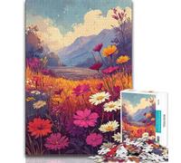 Puzzles for Adults Wildflower Summer Jigsaws 1000 Pieces for Adults,Fun Activity for Home, Rainy Days Toys, Birthday Gifts 75x50cm