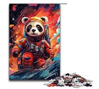 Puzzles for Adults1000 Piece Baby Robot Red Panda by SplattersLots of Thick Coloured Jigsaw for Kids Wood Jigsaw Decompressing Intellectual Educational Toy 75x50cm