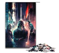 Puzzles for Adults1000 Piece Urban Jungle Jigsaw for Kids Wood Jigsaw Decompressing Intellectual Educational Toy 75x50cm