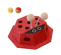 Puzzles for Cats Ladybug Shape Interactive Maze Box with Balls