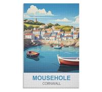 Puzzles For Creative Gift Home Decor,Mousehole Cornwall,Adults 1000 Piece Jigsaw Puzzle- Christmas,52x38,paper puzzle ,AA-1358