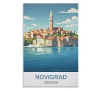 Puzzles For Creative Gift Home Decor，Novigrad Croatia，Adults 1000 Piece Jigsaw Puzzle- Christmas，38x26，paper puzzle，AA-1078