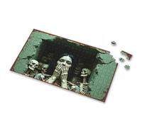 Puzzles For Kids Ages 4-6 A Woman Surrounded By Skeletons In A Haunting Portrait Picture Puzzle Girl Toys Age 4-5 Girl Toys Age 4-5(1000PCS)