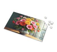 Puzzles For Kids Ages 4-6 Flowers In A Decorative Vase On A Table Picture Puzzle Puzzles For Toddlers 2-4 Kids Toys For Girls(500PCS)