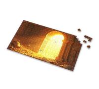 Puzzles For Kids Ages 4-6 Golden Ruins: A Sunlit Architectural Wreckage Scene Picture Puzzle Gift For 4 Year Old Boy Girl Toys Age 4-5(300PCS)