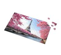 Puzzles For Kids Ages 4-6 Paris In Bloom: A Springtime Eiffel Tower View Picture Puzzle Easter Gifts For Teens Easter Gifts For Teens(300PCS)