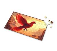 Puzzles For Kids Ages 4-6 Phoenix Rising: A Fiery Desert Ascension Picture Puzzle Puzzles For Kids Ages 4-6 500 Piece Jigsaw Puzzles(1000PCS)
