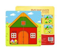 Puzzles for Kids - Animal Multi-Story Educational Toys | Interactive Jigsaw Puzzle Games | for Kids Boys Home Travel Homeschool Playroom Classroom Christmas Birthday Holiday