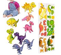 Puzzles for Kids - Educational Animal Jigsaw, Three Dimensional Creature Toy, Logic Building Learning Set, Creative Thinking Problem Solver, Youth Activity Category, Large Wood Board for Boys Girls