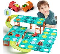 Puzzles for Kids Stem Kits Board Games, Automatic Toy Car Logical Road Builde Maze Preschool Building Blocks for Boys Girls Ages 5 6 7 8 9 10 Birthday