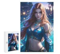 Puzzles for Teenagers 1000 PCS Anime Starlit Gaming Girl Jigsaws for Adults Puzzle Pattern Assembly Challenging To Complete Family Fun & Game Night 1000 PCS