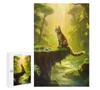 Puzzles for Teenagers 1000 PCS Cat in The Nature Jigsaws for Adults Puzzle Pattern Assembly Challenging To Complete Family Fun & Game Night 1000 PCS