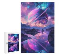 Puzzles for Teenagers 1000 PCS Fantasy Galaxy Reflections -2 Puzzle For Teenagers Staycation Kill Time for Birthday, Chrismas Family Fun & Game Night 1000 PCS