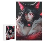 Puzzles for Teenagers 1000 PCS Fox Ear Anime Girl Jigsaw for Teenagers Enhance Memory Challenging To Complete Challenging Game Toys 1000 PCS