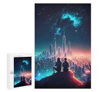 Puzzles for Teenagers 1000 PCS Galaxy Astral Lovers Jigsaws for Adults Puzzle Pattern Assembly Challenging To Complete Family Fun & Game Night 1000 PCS