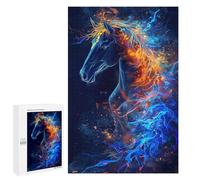 Puzzles for Teenagers 1000 PCS Magical Horse Artwork Puzzle For Teenagers Analysis And Logic Difficult And Challenge Great Gift for Gaming 1000 PCS