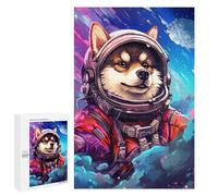 Puzzles for Teenagers 1000 PCS Space Dog Explorer-101 Puzzle For Teenagers Analysis And Logic Difficult And Challenge Great Gift for Gaming 1000 PCS